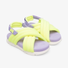 Camper Neon Yellow / Light Purple Sandals Kids - Oruga Online Ireland | FVERM1396